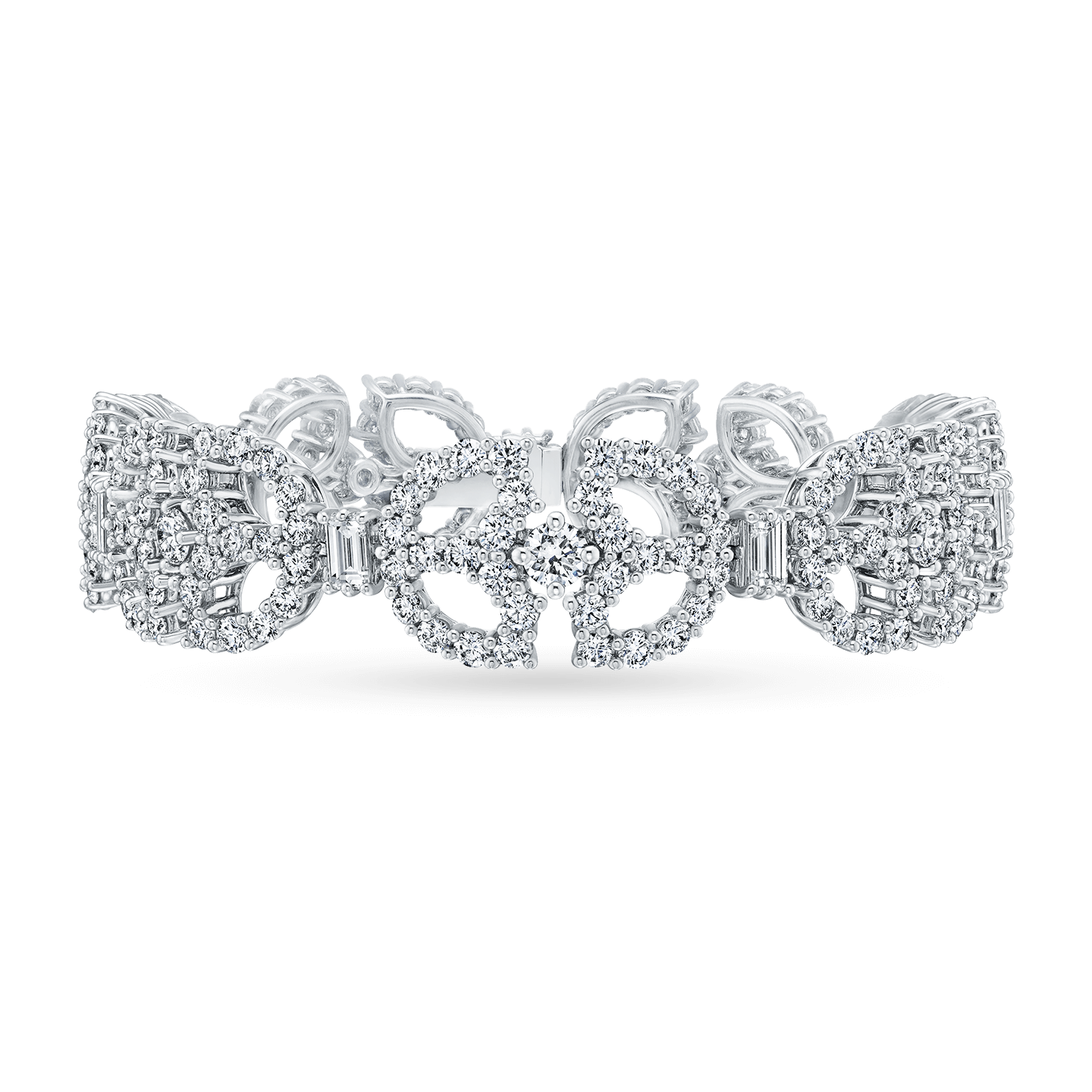 Buy Art Deco 1.15ctw Diamond Bar Bolo Bracelet Platinum & 14K White Gold  Online | Arnold Jewelers