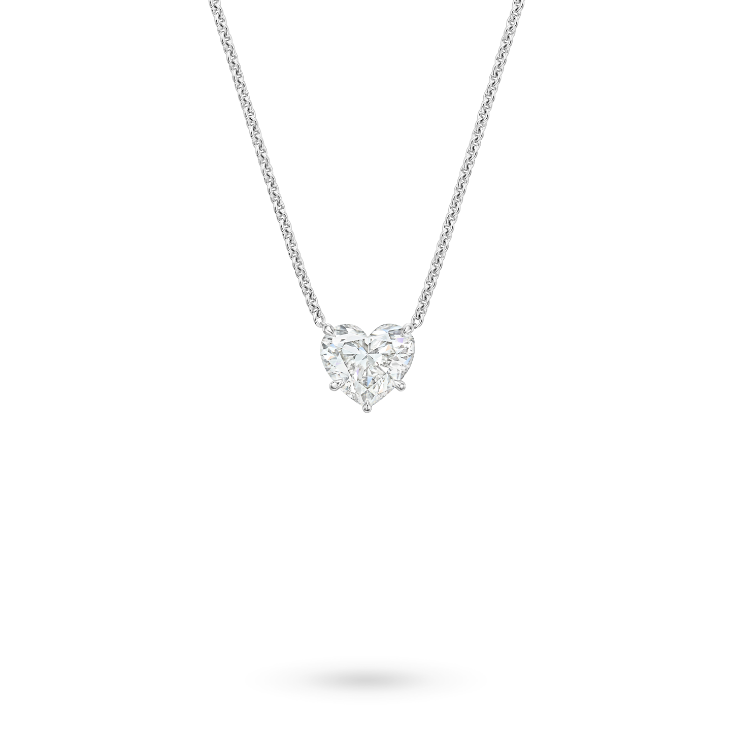 Heart-Shaped Diamond Solitaire Pendant | Harry Winston