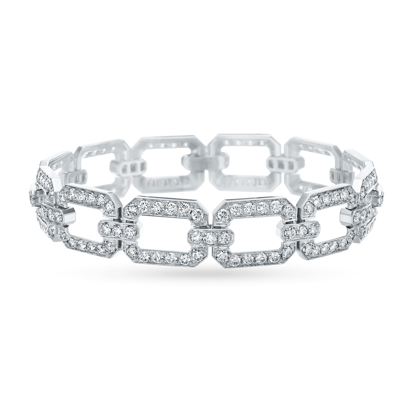 5.20 Carat Tennis Bracelet White Gold For Sale at 1stDibs | harry winston  tennis bracelet, harry winston diamond bracelet, harry winston bracelet
