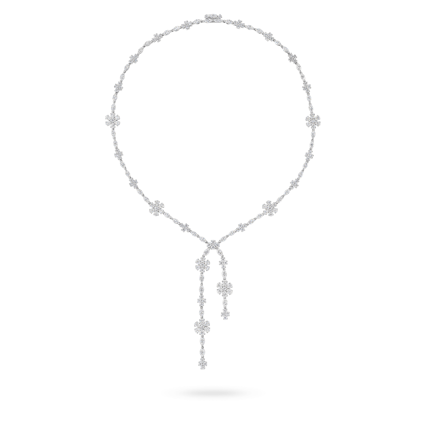 Roberto Coin 18K Verona in Love Diamond Lariat Necklace | Lee Michaels Fine  Jewelry