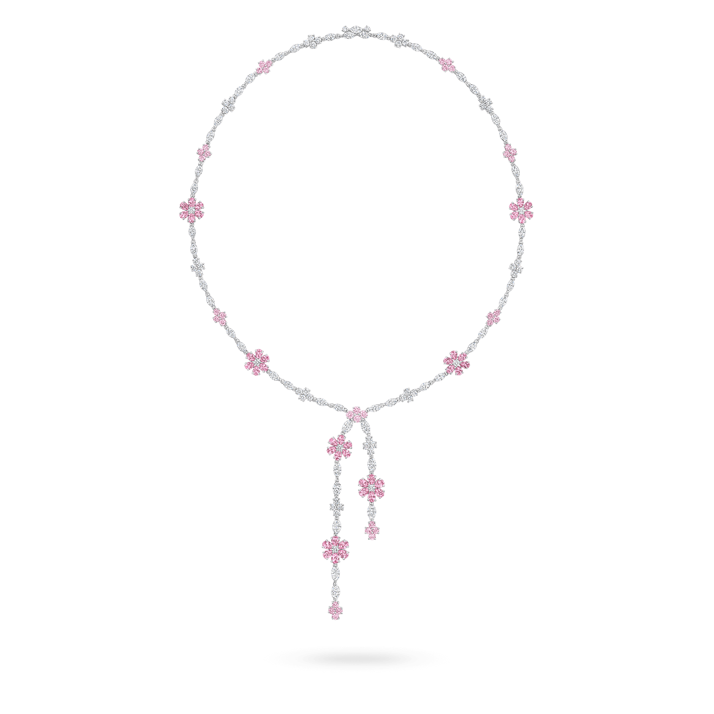 Pancis Gems 18K Pink Diamond Necklace 002-165-00418, Falls Jewelers
