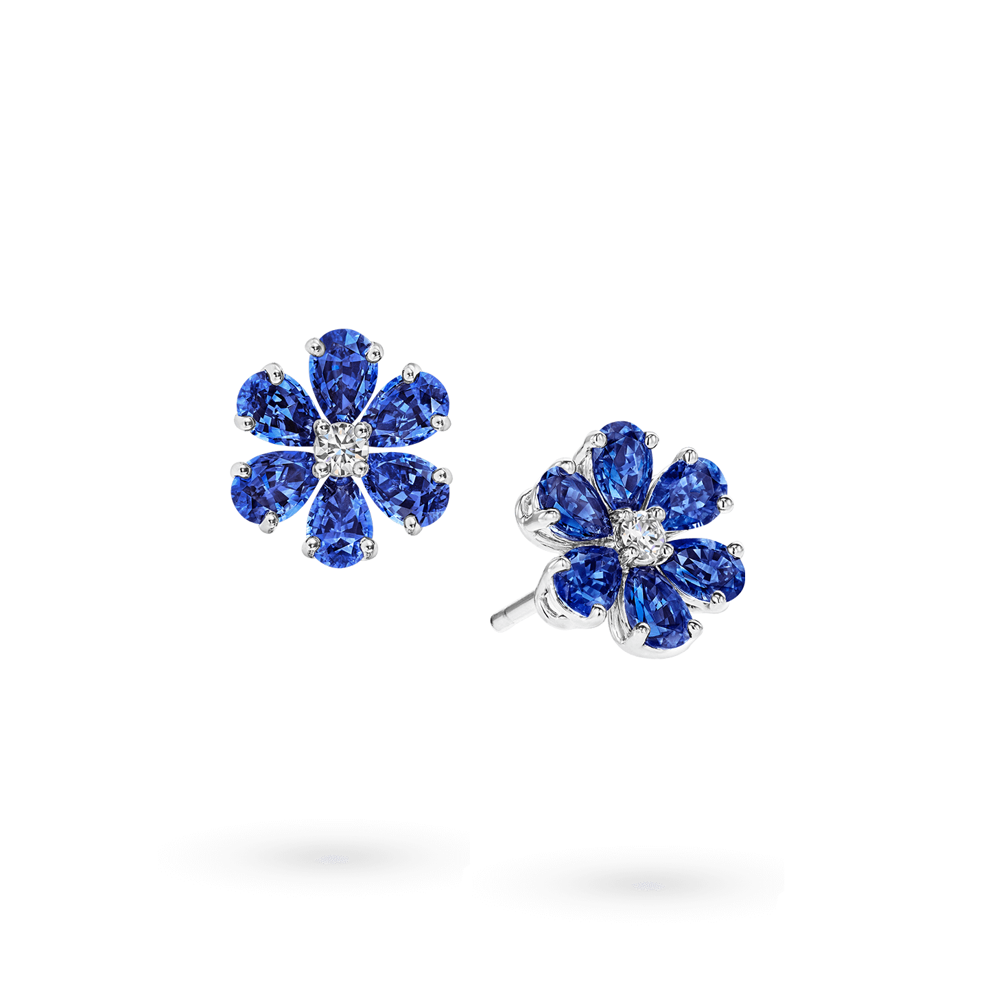 Forget Me Not蓝宝石和钻石耳环 Harry Winston