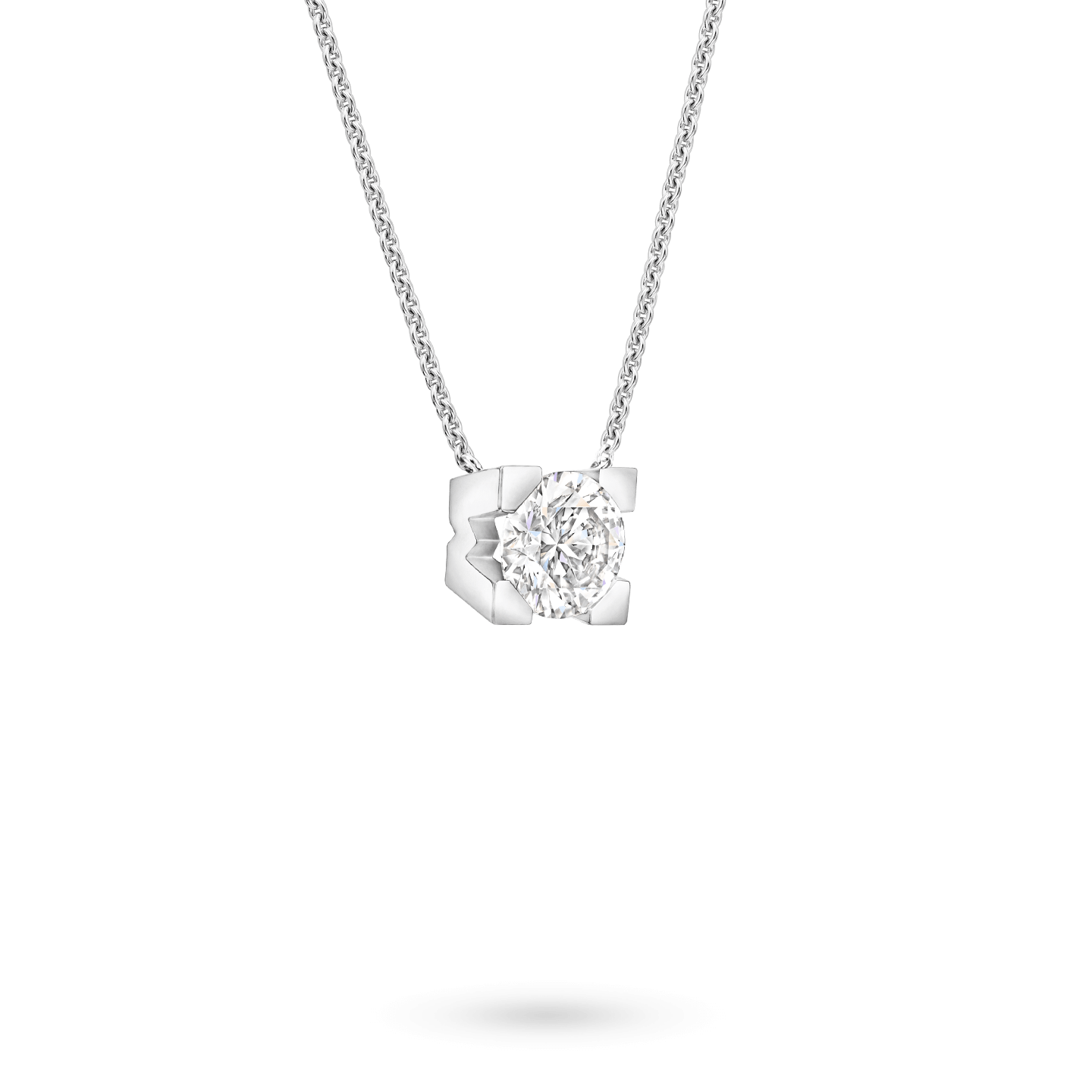 Fancy Circular diamond Necklace Pendant For Women With Blue Topaz In 14K  White Gold | Fascinating Diamonds
