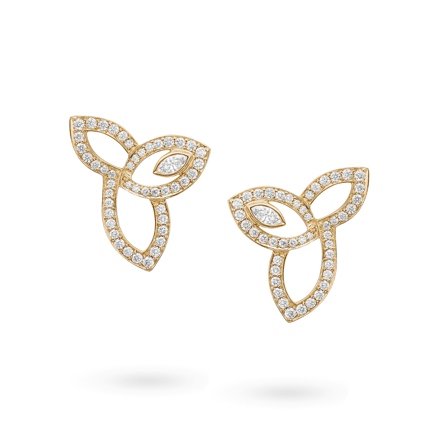 Elegant 4 prong Zircon Stud Earrings 14k Plated Fine Jewelry - Temu