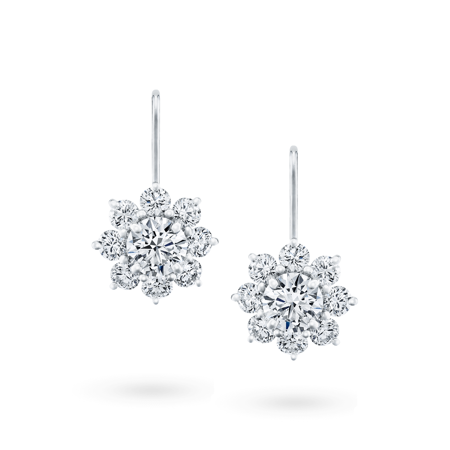 GIA Certified Emerald Cut Diamond Drop Earrings Signed by Harry Winston   Worlds Best