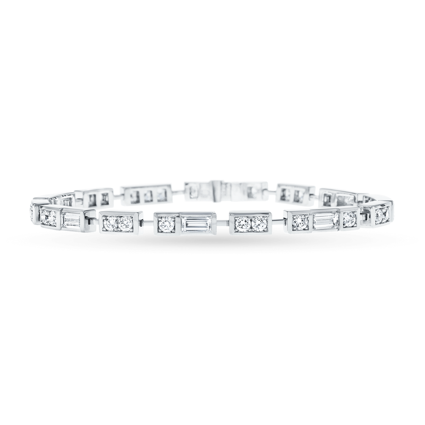 Harry Winston Platinum Diamond Bracelet - Fereshteh Broumand Inc