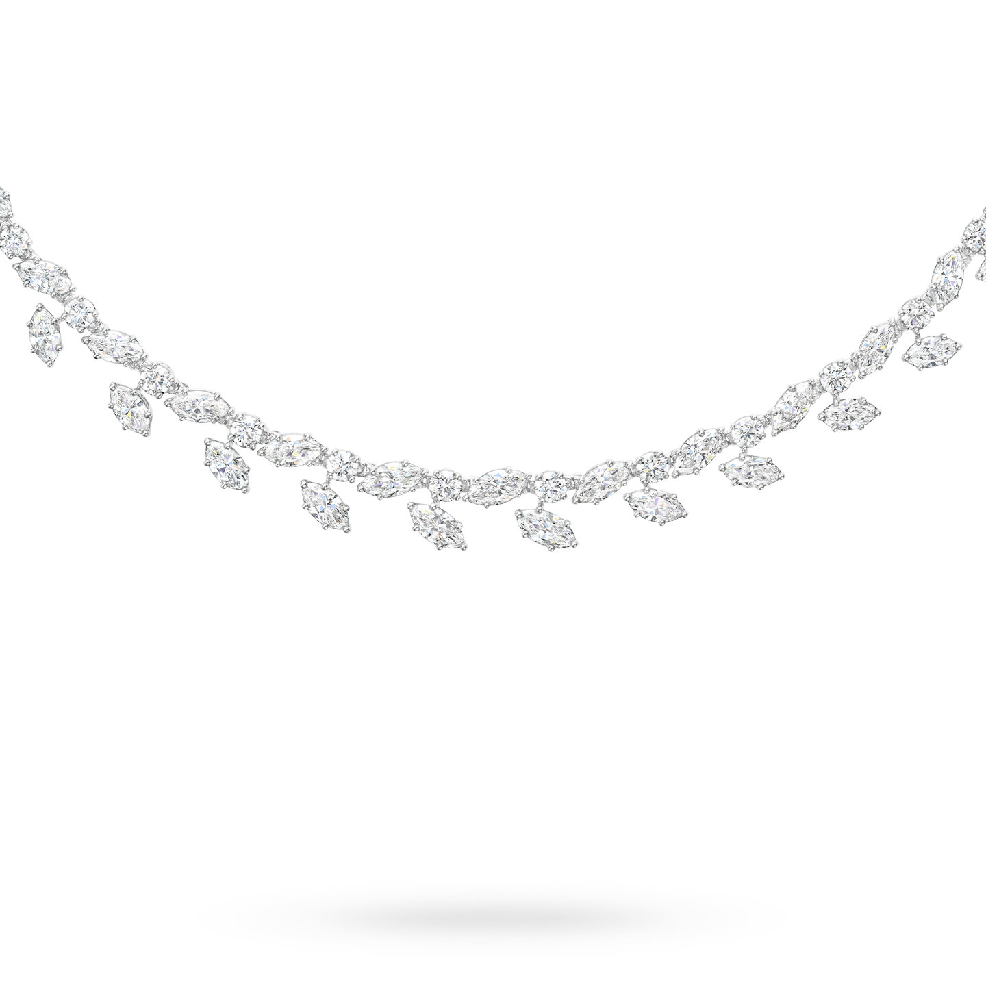 Buy quality Cluster setting diamond necklace in Durg